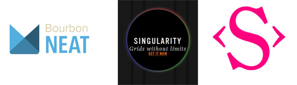 grid framework logos from Neat, Singularity and Susy