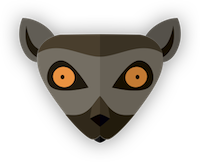 BackstopJS logo, a lemur-like face