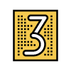 number three icon