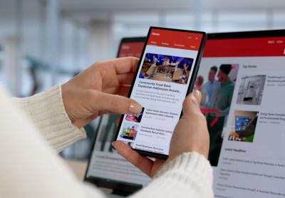 sample of web content on a smartphone and desktop