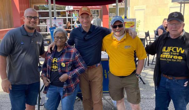 members of UFCW1189 union at the Minnesota state fair