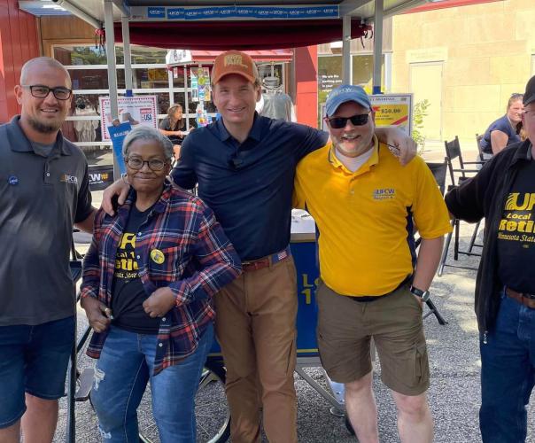 members of UFCW1189 union at the Minnesota state fair