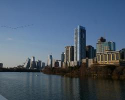 downtown Austin as seen from the river