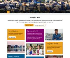 Jobs page for City of Madison website