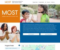 homepage of MOST Madison website
