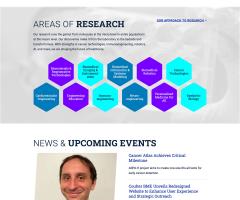 screenshot of BME home page