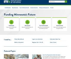 Dept of Revenue homepage