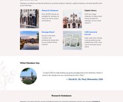 screenshot of CGSI "why join" page