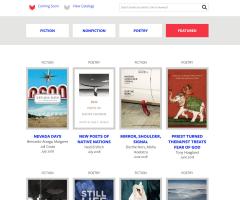 graywolf website, books page, showing a list of books and their cover images