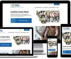 screenshot of Montana Law site on different sized screens