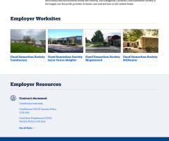 Employer page