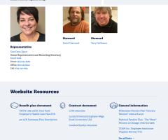 Individual worksite page